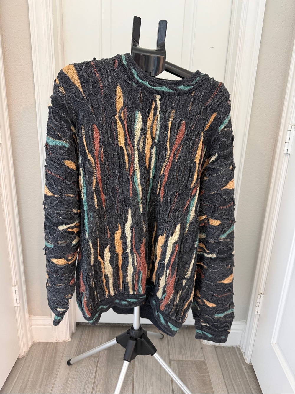 COOGI Blues vintage Woven sweater
